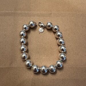 Tiffany & Co Sterling Silver Beaded Bracelet